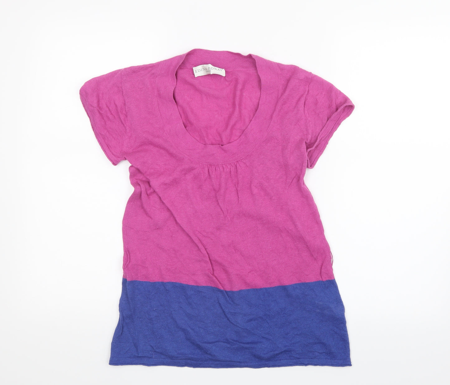 Edina Ronay Womens Pink   Basic T-Shirt Size S