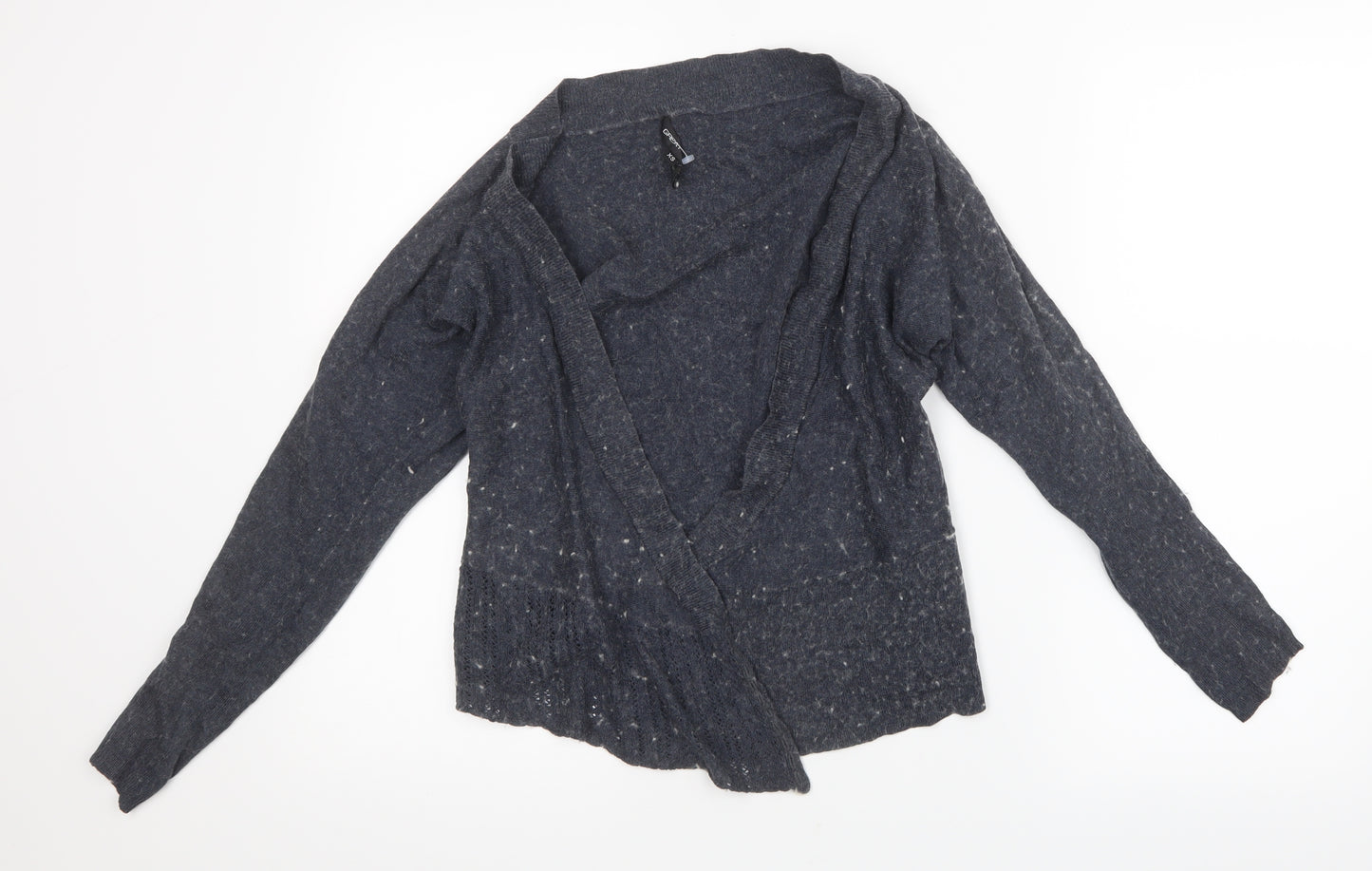 Great Plains Womens Blue  Knit Cardigan Jumper Size XS