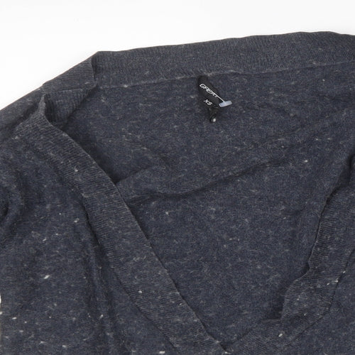 Great Plains Womens Blue  Knit Cardigan Jumper Size XS