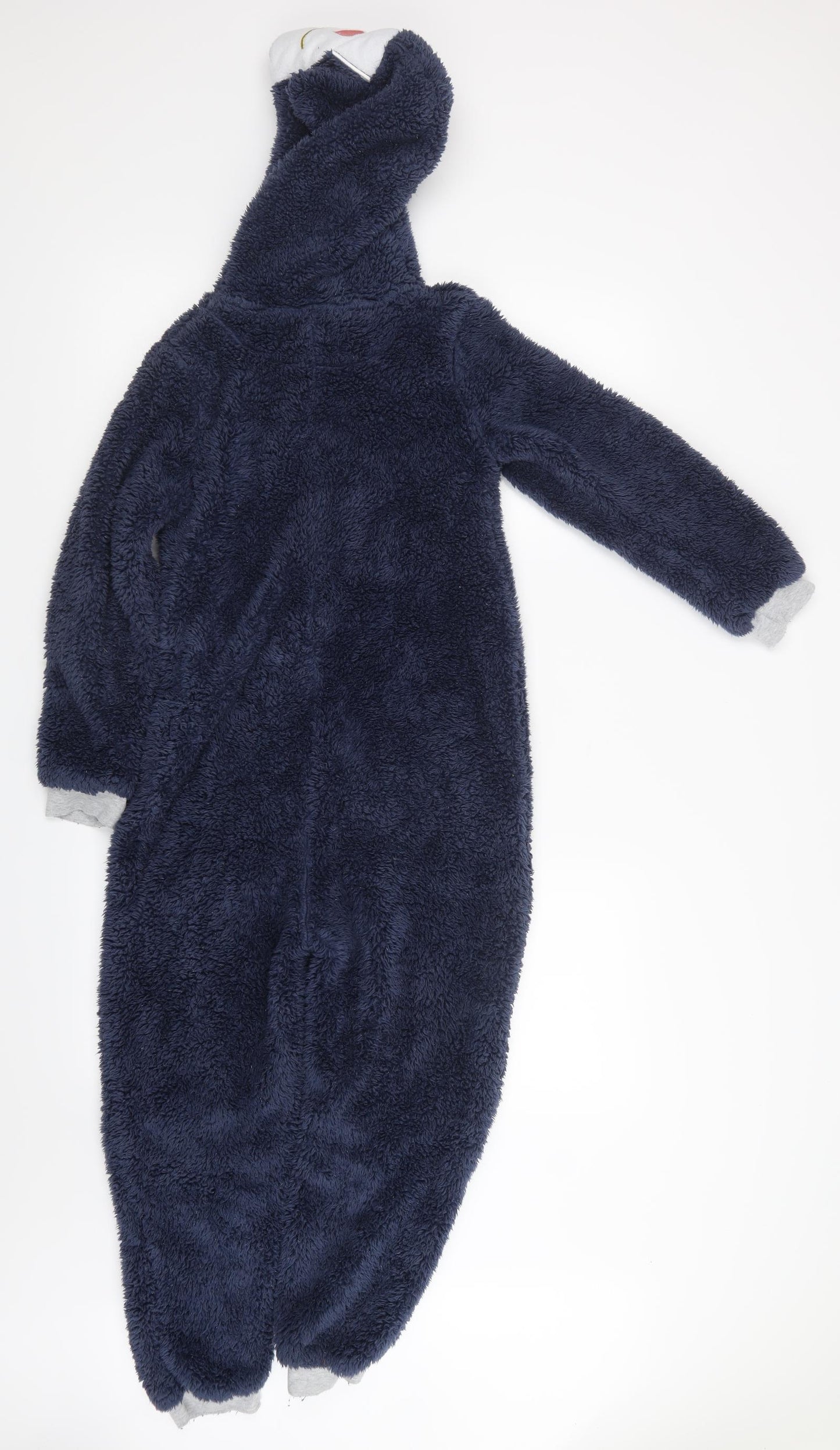 John Lewis Girls Blue Geometric  Top One Piece Size 10 Years