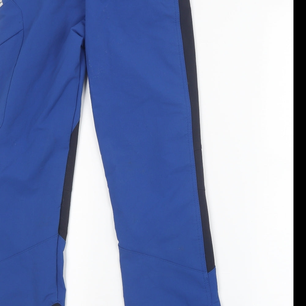 DECATHLON Boys Blue   Cargo Trousers Size 12 Years