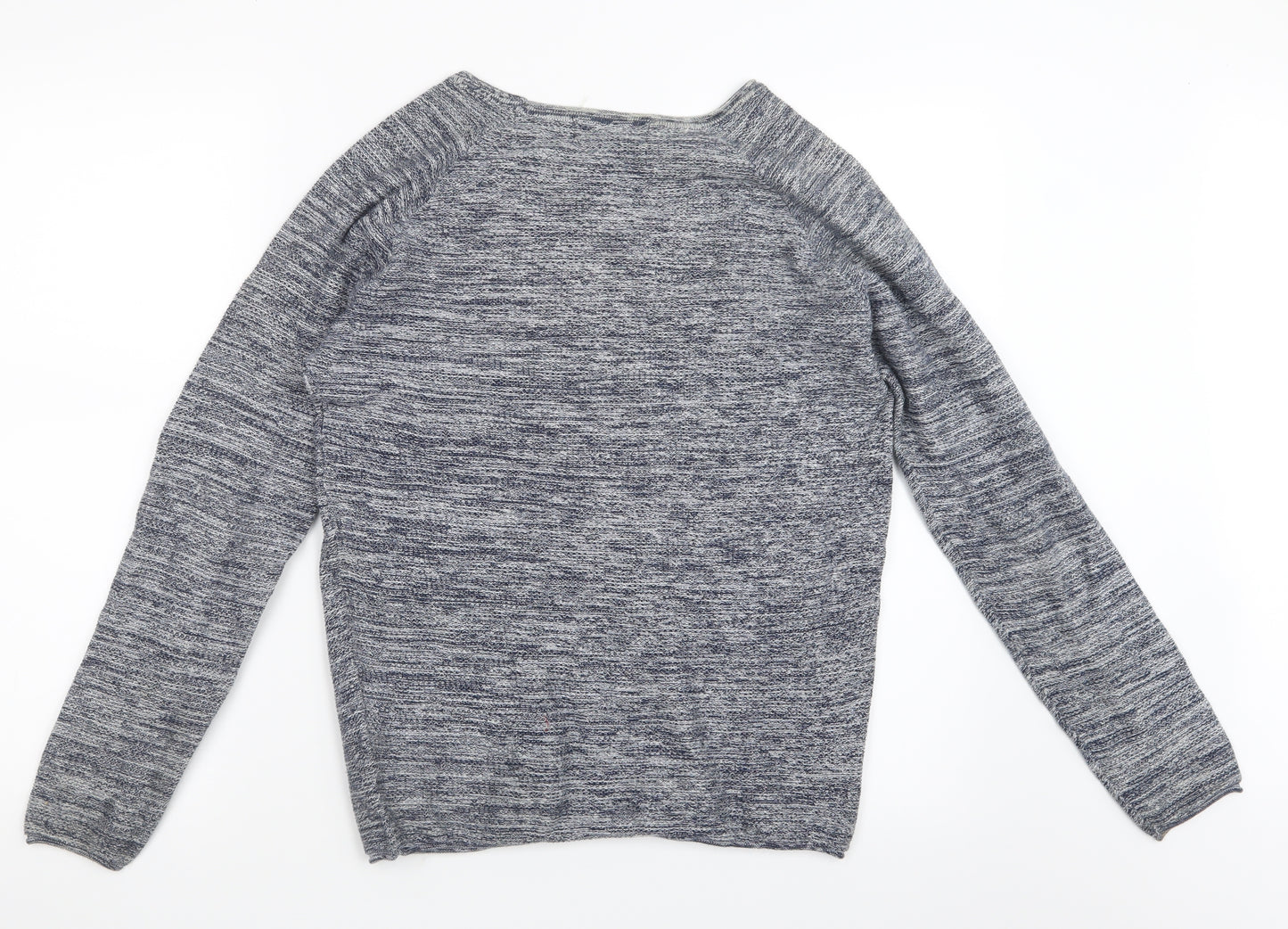 Cedar Wood State Mens Blue  Knit Pullover Jumper Size S