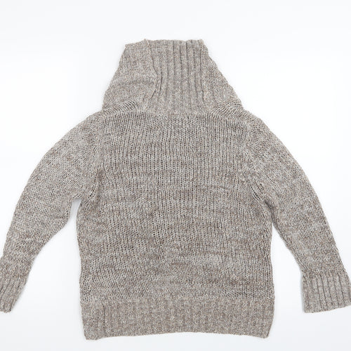 Marks and Spencer Womens Beige  Knit Cardigan Jumper Size 12
