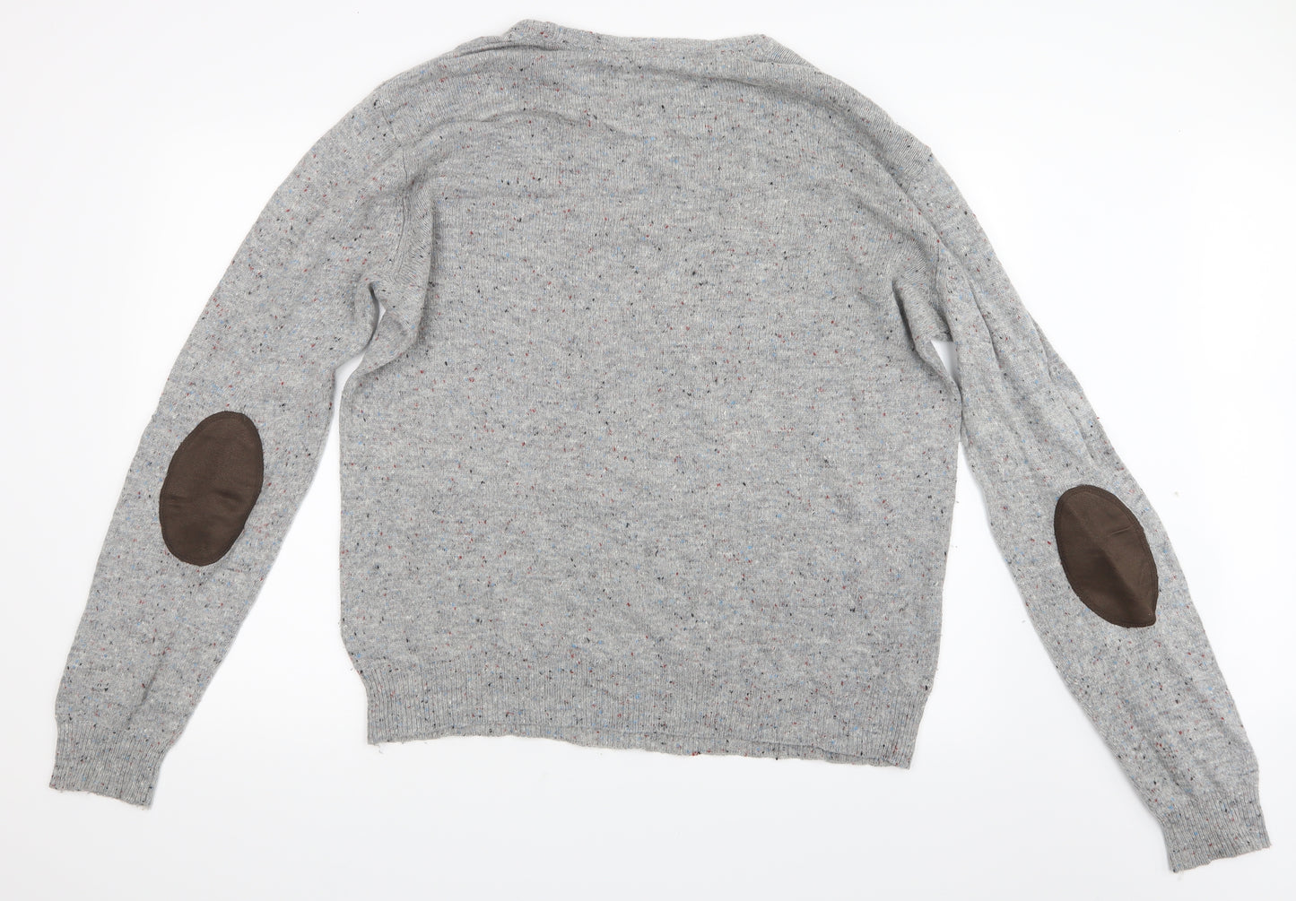 Divided by H&M Mens Grey  Knit Pullover Jumper Size XL