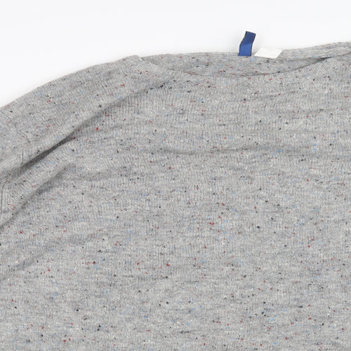 Divided by H&M Mens Grey  Knit Pullover Jumper Size XL