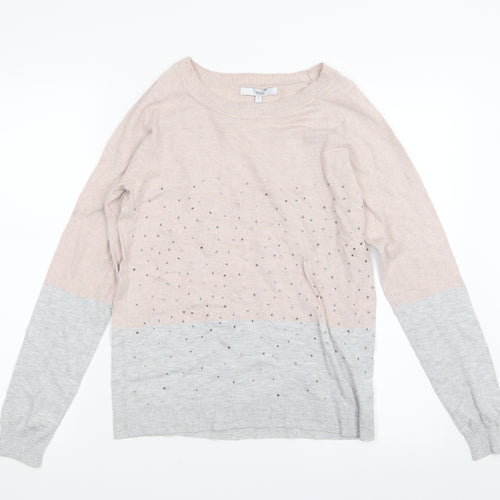 NEXT Womens Grey  Knit Pullover Jumper Size 12