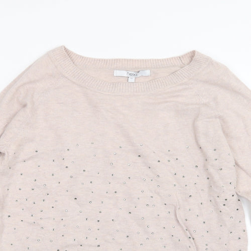 NEXT Womens Grey  Knit Pullover Jumper Size 12