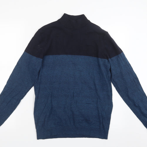 NEXT Mens Blue  Knit Pullover Jumper Size M