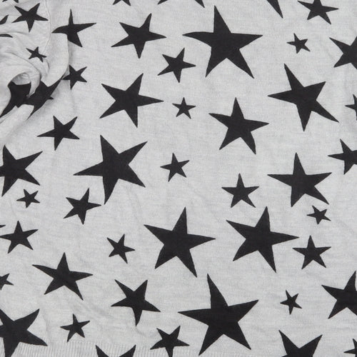 Marks and Spencer Womens Grey  Knit Pullover Jumper Size 20  - Stars
