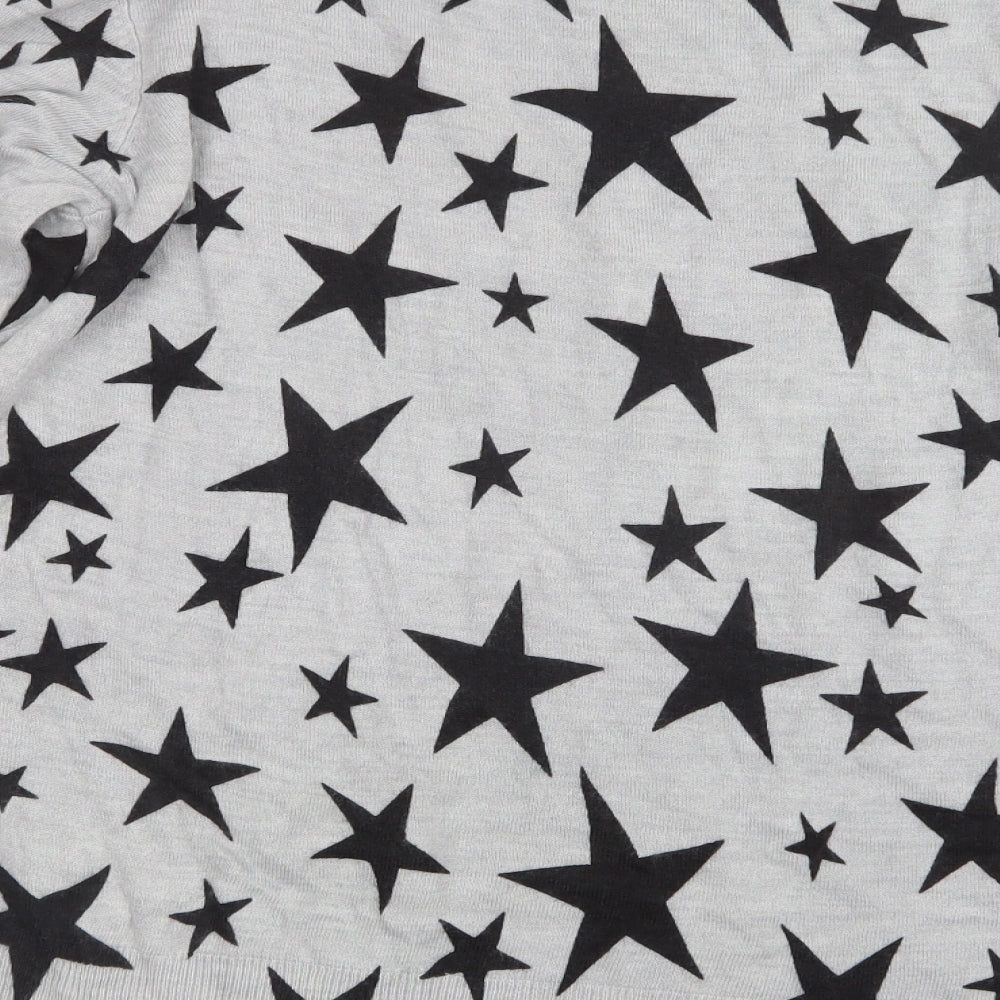 Marks and Spencer Womens Grey  Knit Pullover Jumper Size 20  - Stars