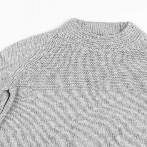 Marks and Spencer Womens Grey  Knit Pullover Jumper Size 16