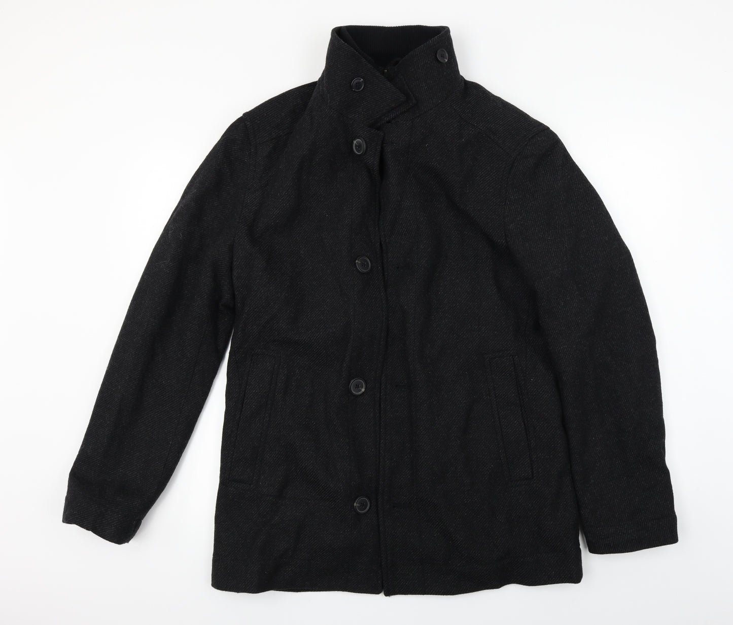 F&F  Mens Black   Jacket Coat Size S