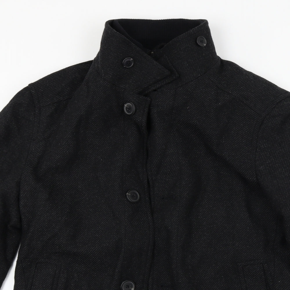 F&F  Mens Black   Jacket Coat Size S