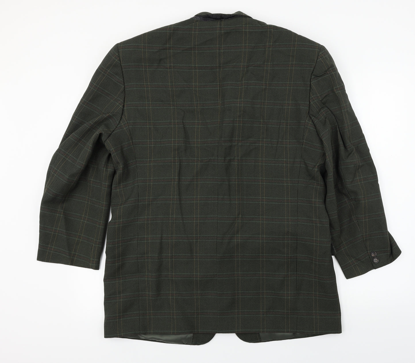 Berkertex  Mens Green Check  Jacket Blazer Size 38
