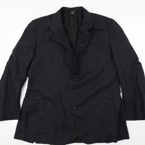 e.r hayward Mens Black   Jacket Blazer Size 38
