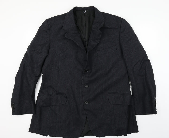 e.r hayward Mens Black Jacket Blazer Size 38
