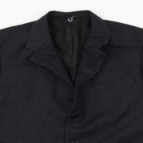 e.r hayward Mens Black   Jacket Blazer Size 38