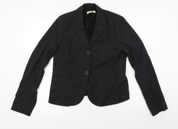MORE & MORE Womens Grey Jacket Blazer Size 10