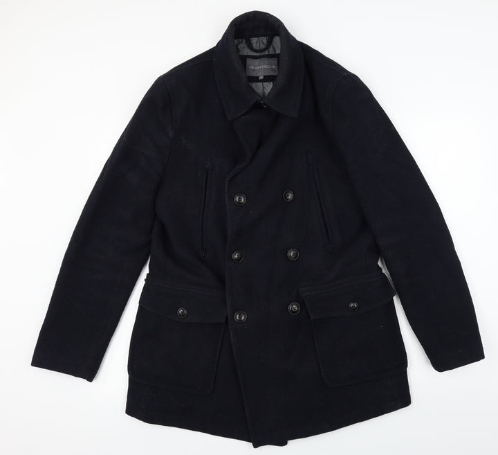 RJR.John Rocha Womens Blue Jacket Coat Size M