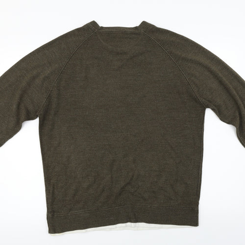 Burton Mens Grey   Pullover Jumper Size L