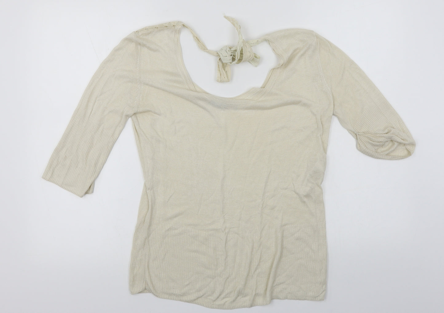 Kookai  Womens Ivory   Basic T-Shirt Size M