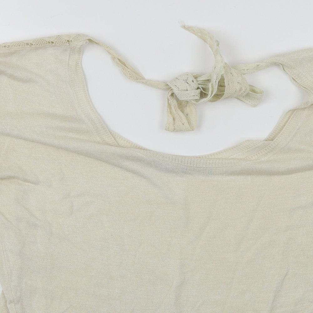 Kookai  Womens Ivory   Basic T-Shirt Size M