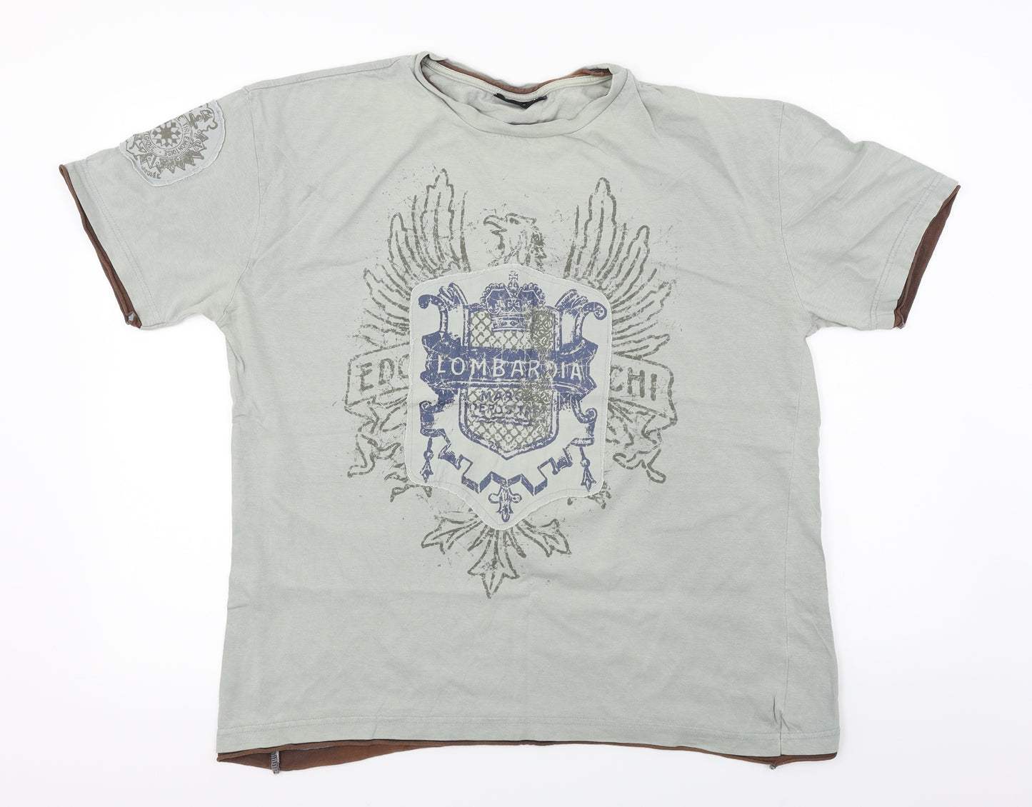 Cedar Wood State  Mens Grey    T-Shirt Size XL