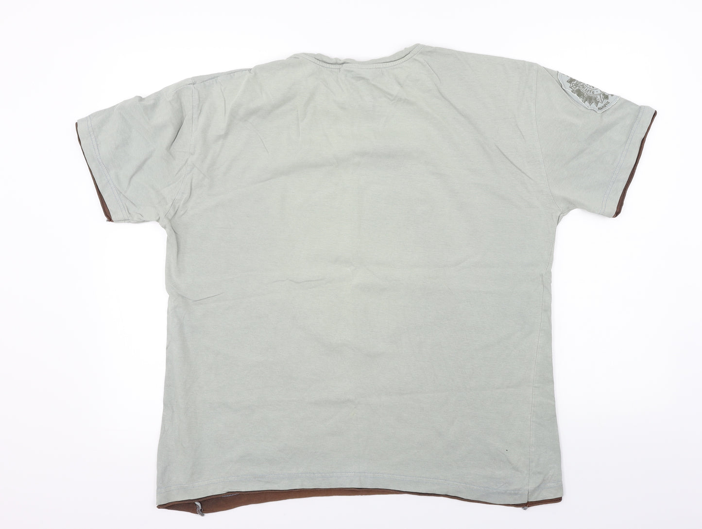 Cedar Wood State  Mens Grey    T-Shirt Size XL