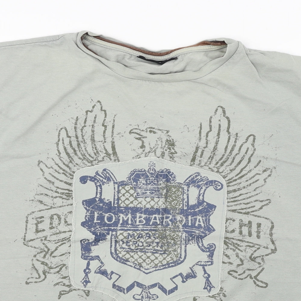 Cedar Wood State  Mens Grey    T-Shirt Size XL