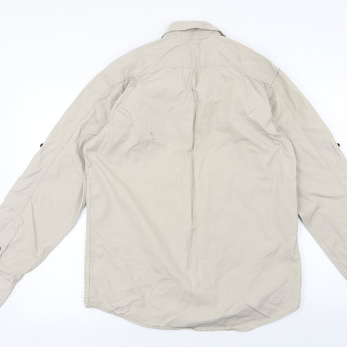 Denim Seventy3  Mens Beige    Button-Up Size M