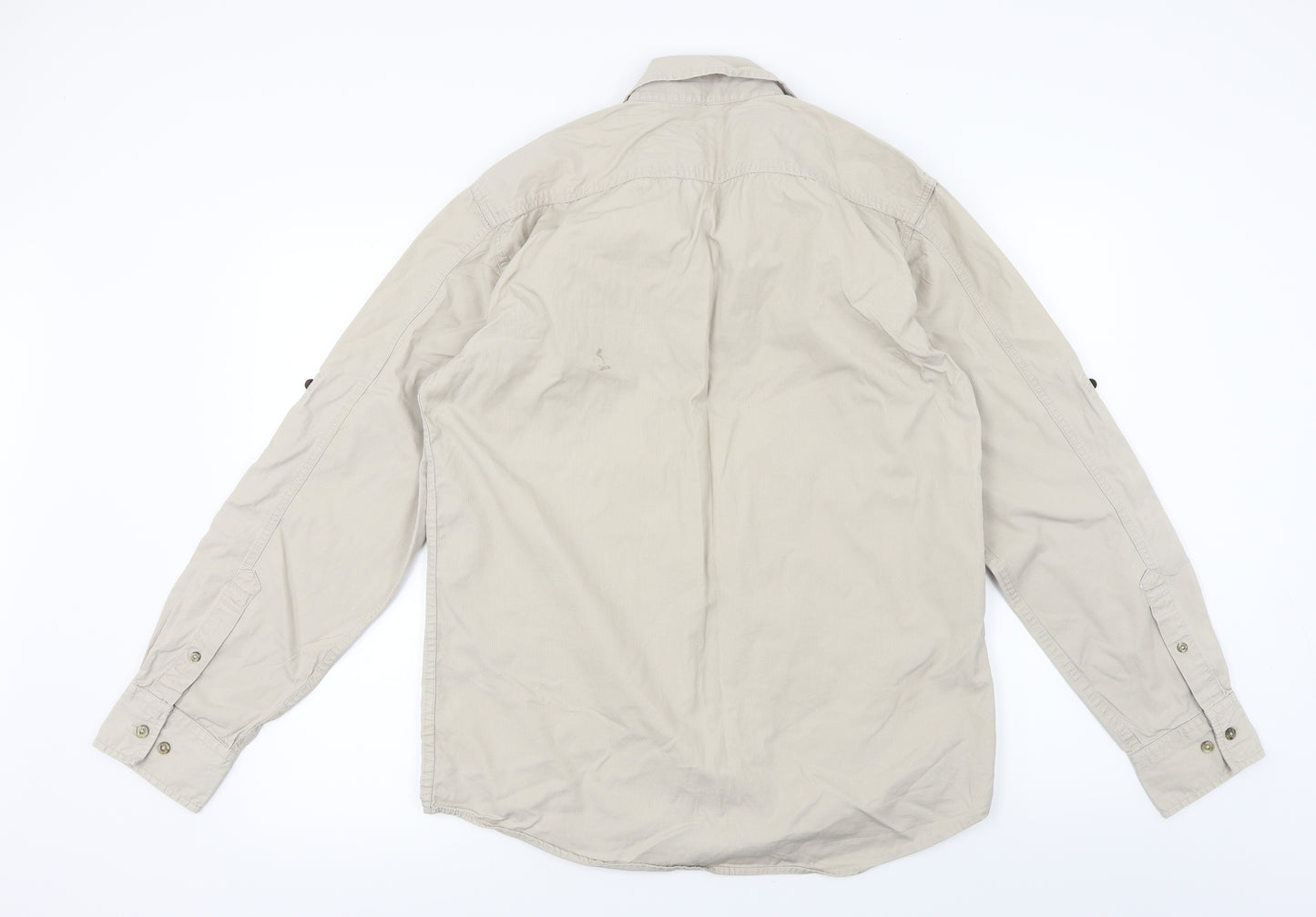 Denim Seventy3  Mens Beige    Button-Up Size M