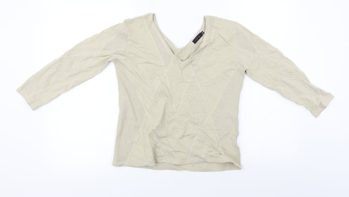 Linea  Womens Beige   Pullover Jumper Size M