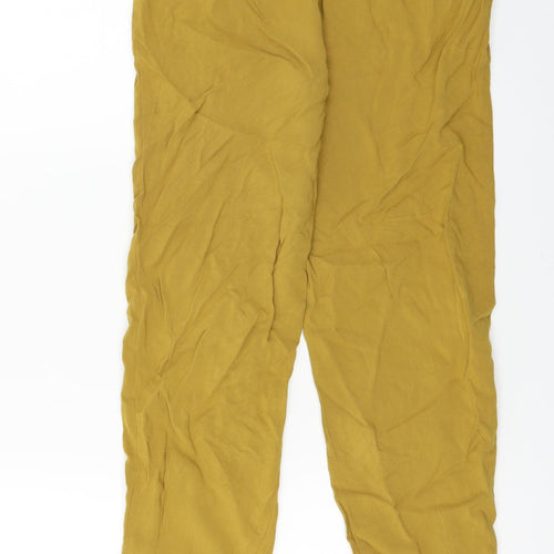 Primark  Womens Yellow   Trousers  Size 8 L23 in