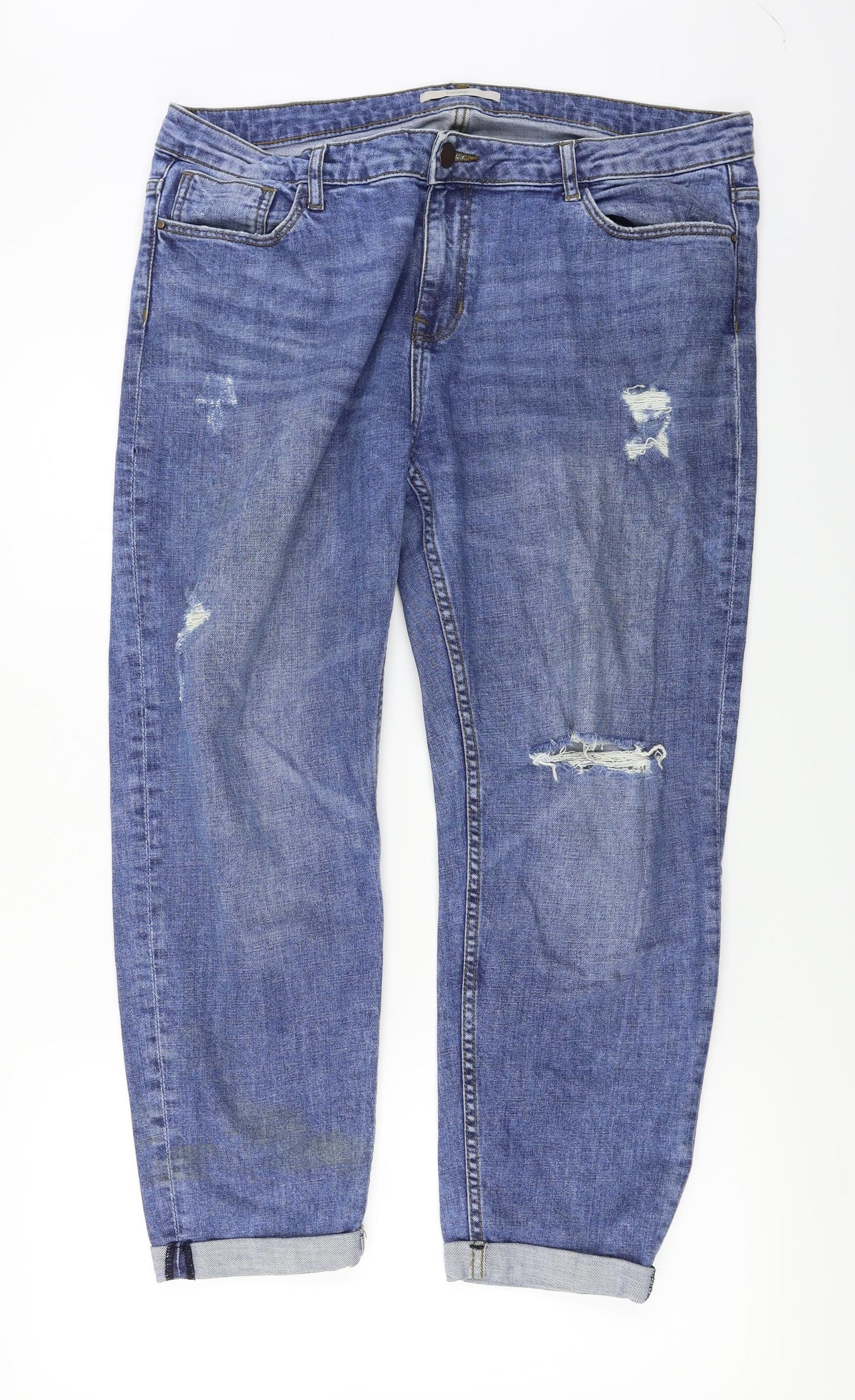 George  Womens Blue   Straight Jeans Size 18 L23 in