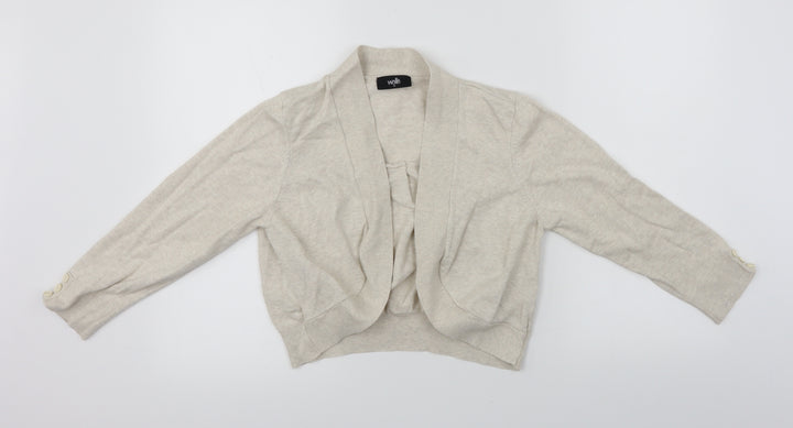 Wallis  Womens Beige   Cardigan Jumper Size M