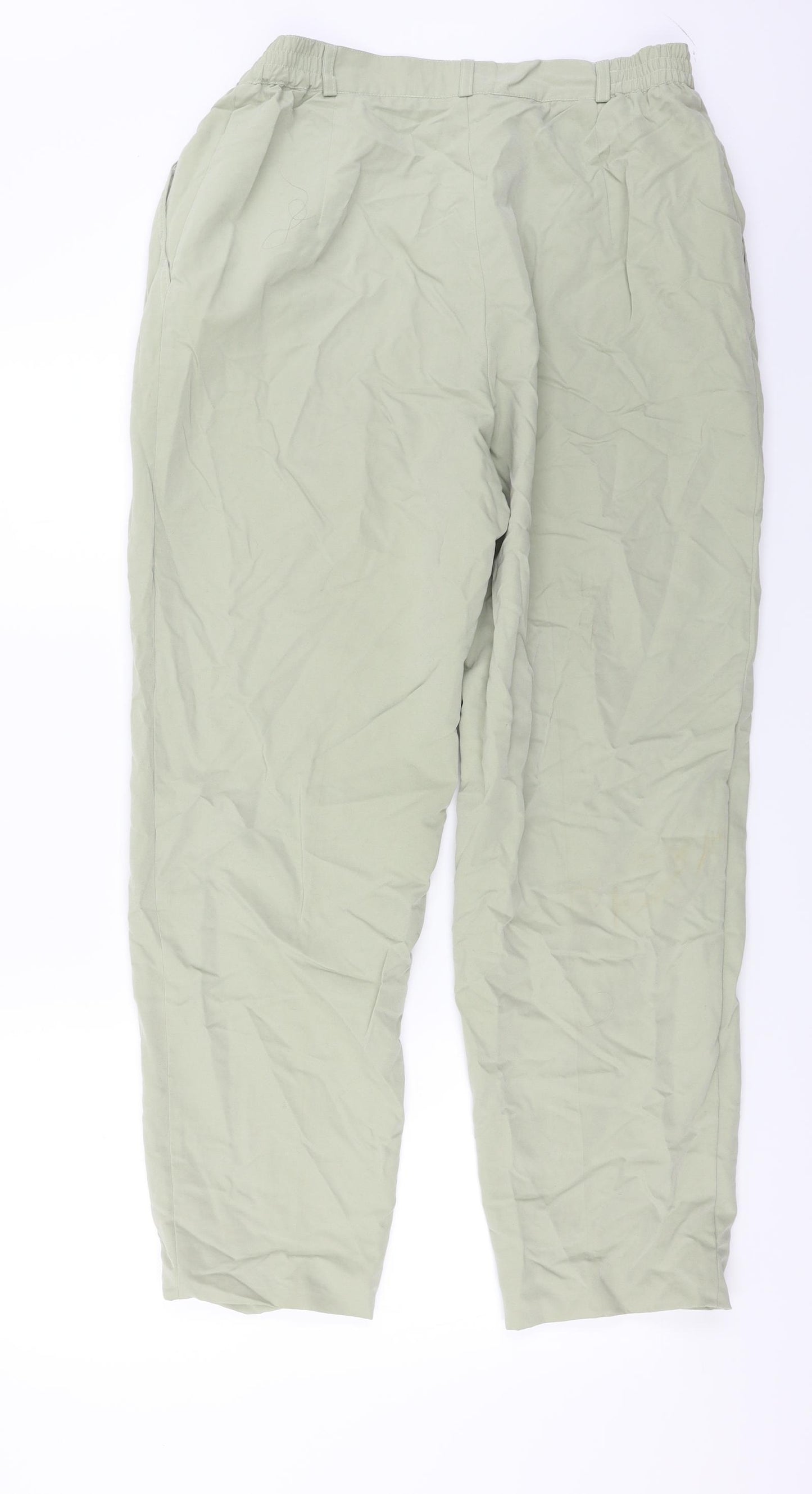 Preworn  Womens Green   Trousers  Size 18 L26 in