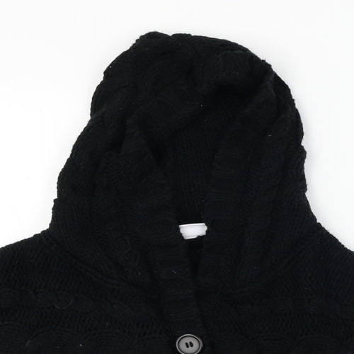 unita Womens Black   Cardigan Jumper Size XL