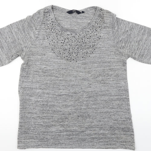 ISLE   Womens Grey   Pullover Jumper Size S