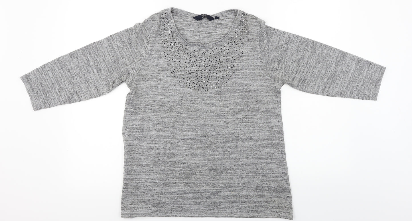 ISLE   Womens Grey   Pullover Jumper Size S