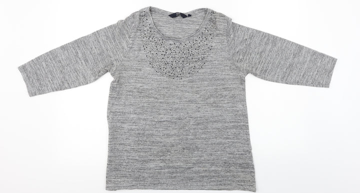 ISLE   Womens Grey   Pullover Jumper Size S