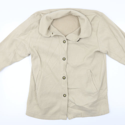 Preworn  Womens Beige   Jacket Coat Size S