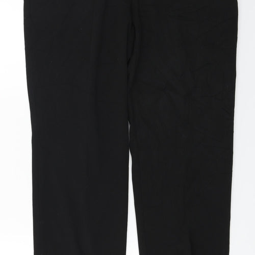TU Womens Black   Trousers  Size 14 L25 in