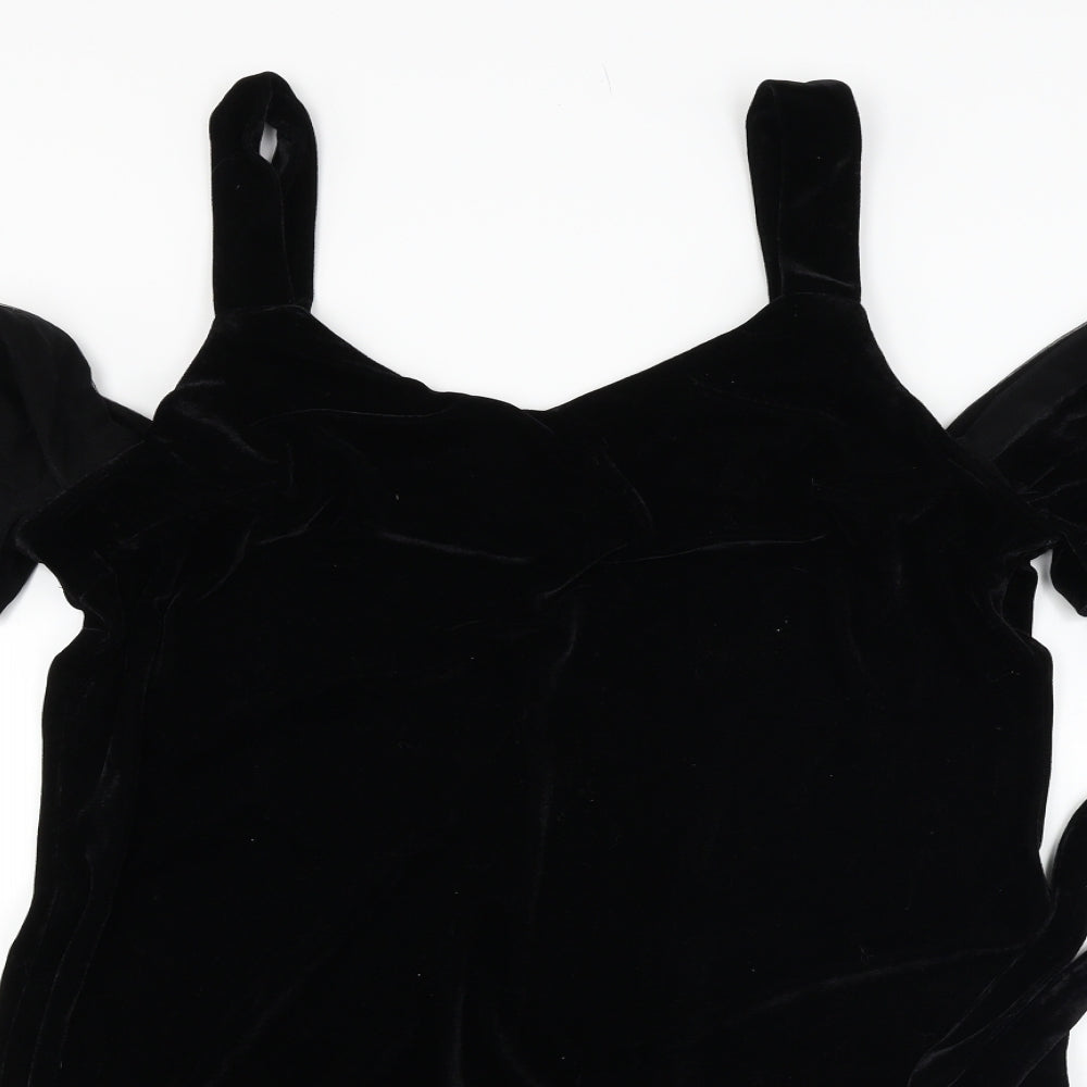 Preworn  Womens Black   A-Line  Size 16