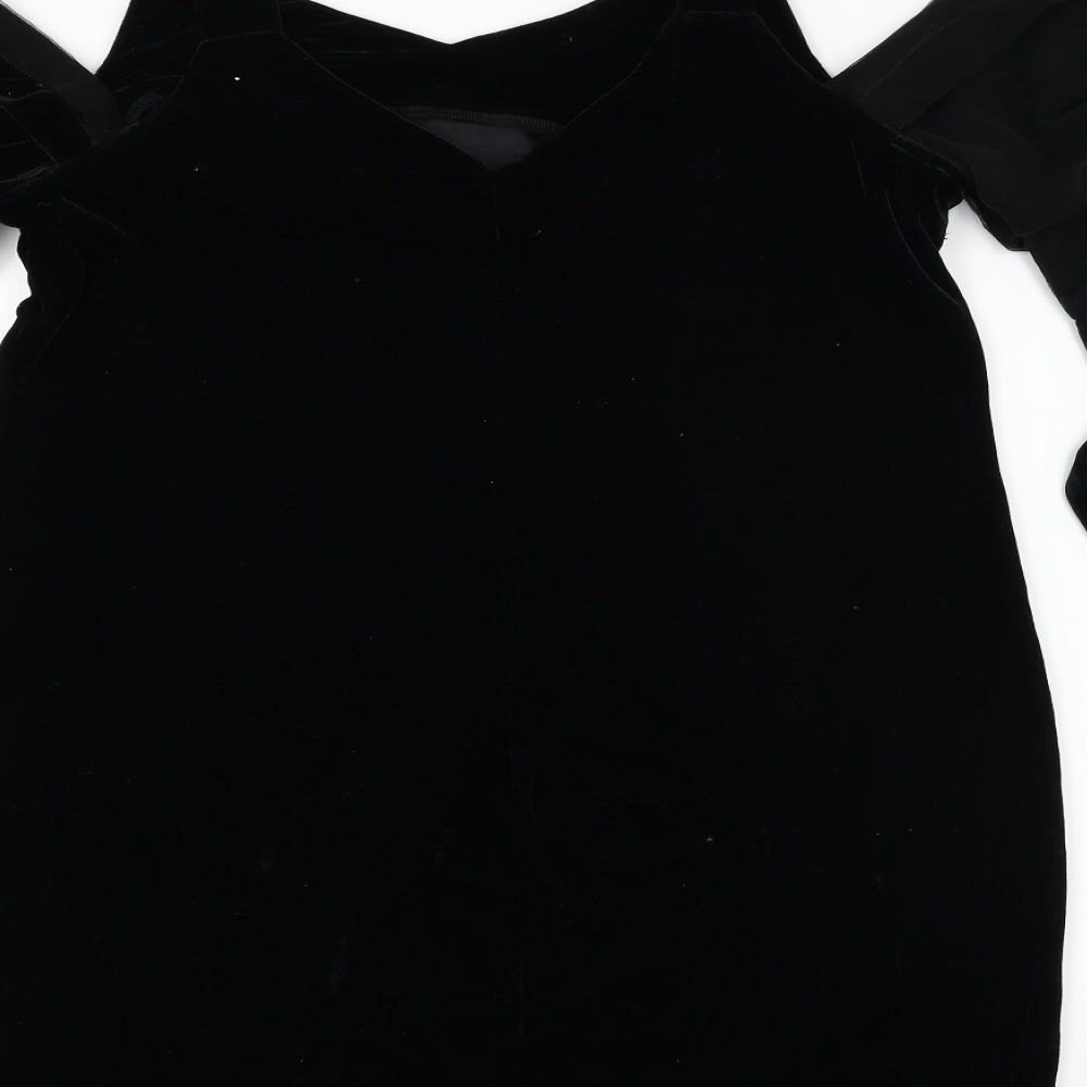 Preworn  Womens Black   A-Line  Size 16