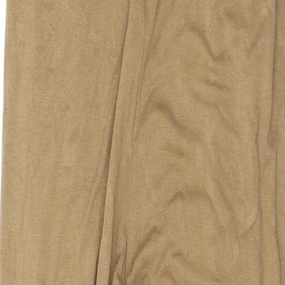 PRETTYLITTLETHING Womens Beige   Jumpsuit One-Piece Size 16