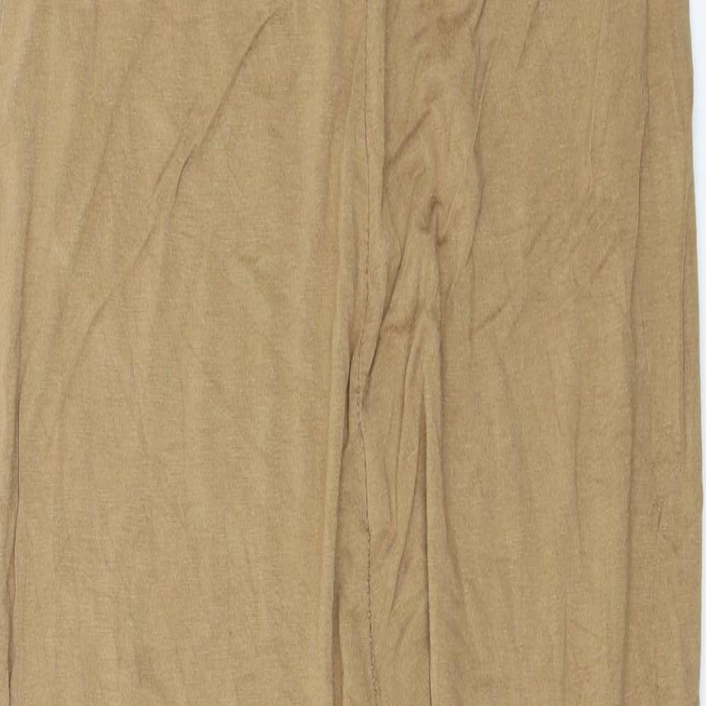 PRETTYLITTLETHING Womens Beige   Jumpsuit One-Piece Size 16