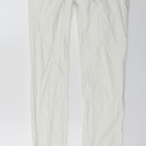 chillen Womens White   Straight Jeans Size 28 L29 in