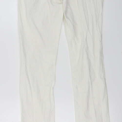 chillen Womens White   Straight Jeans Size 28 L29 in