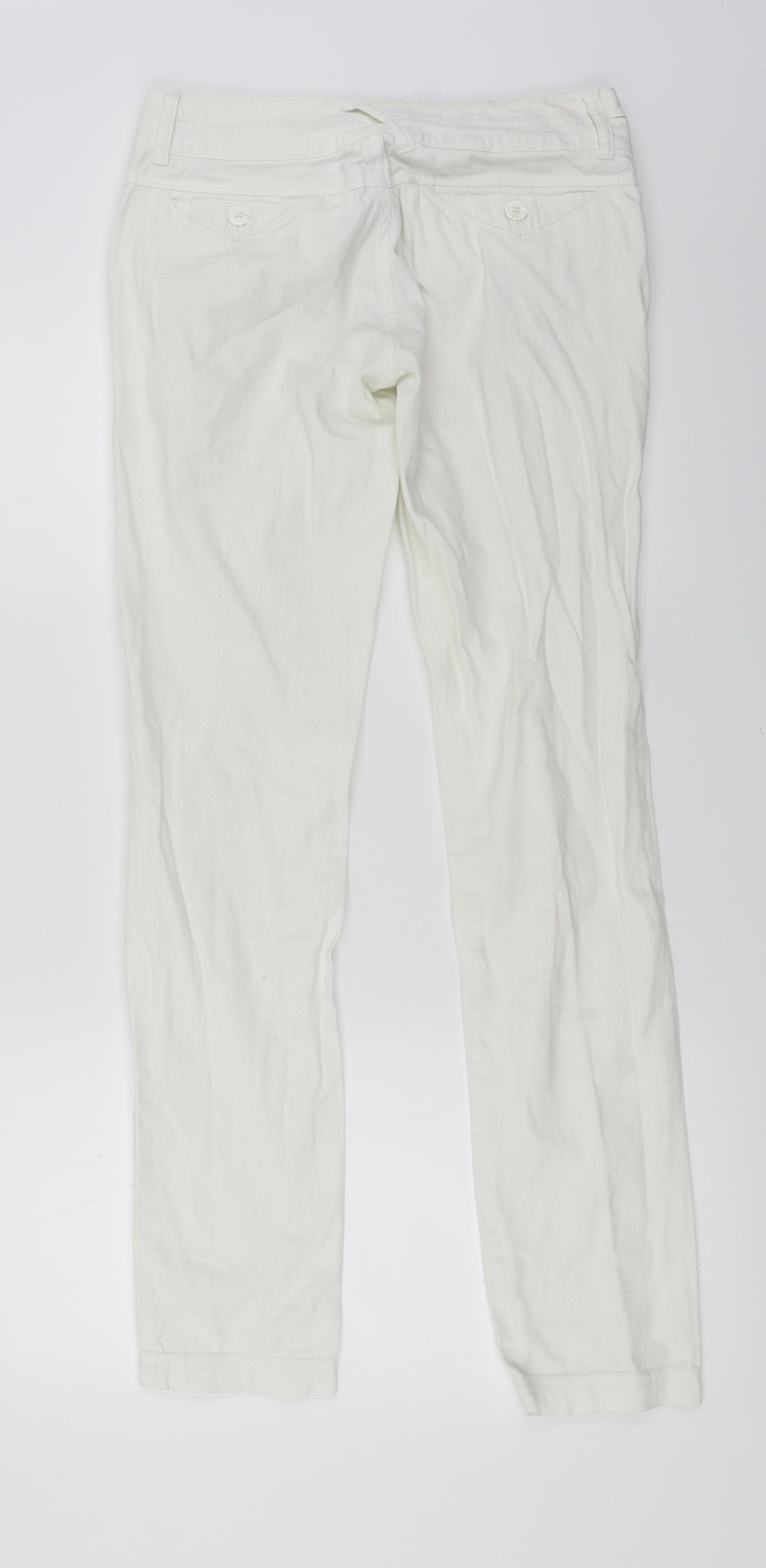 chillen Womens White   Straight Jeans Size 28 L29 in