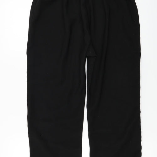 Preworn Womens Black   Trousers  Size 26 in L20 in